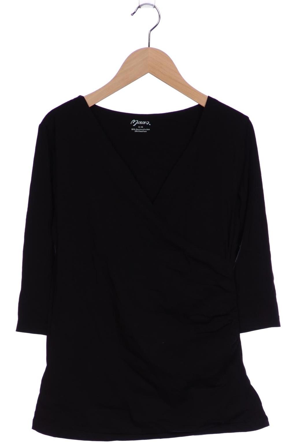 

Maas Damen Langarmshirt, schwarz, Gr. 38