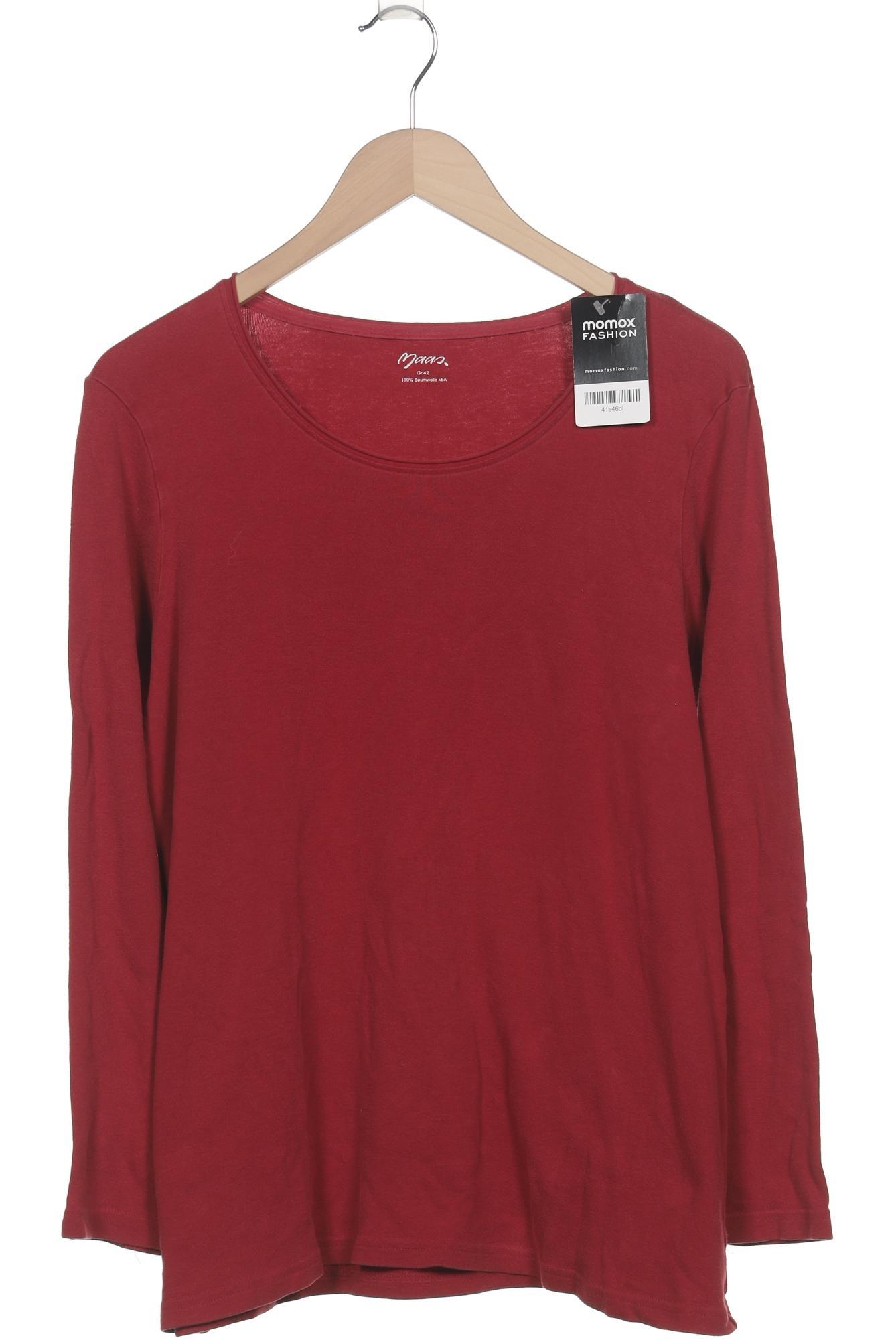 

Maas Damen Langarmshirt, rot, Gr. 42