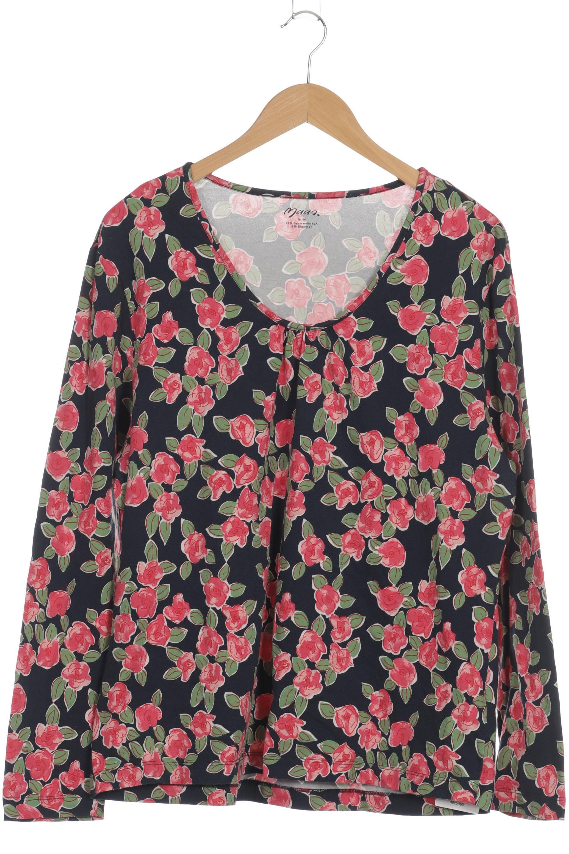 

Maas Damen Langarmshirt, blau, Gr. 46