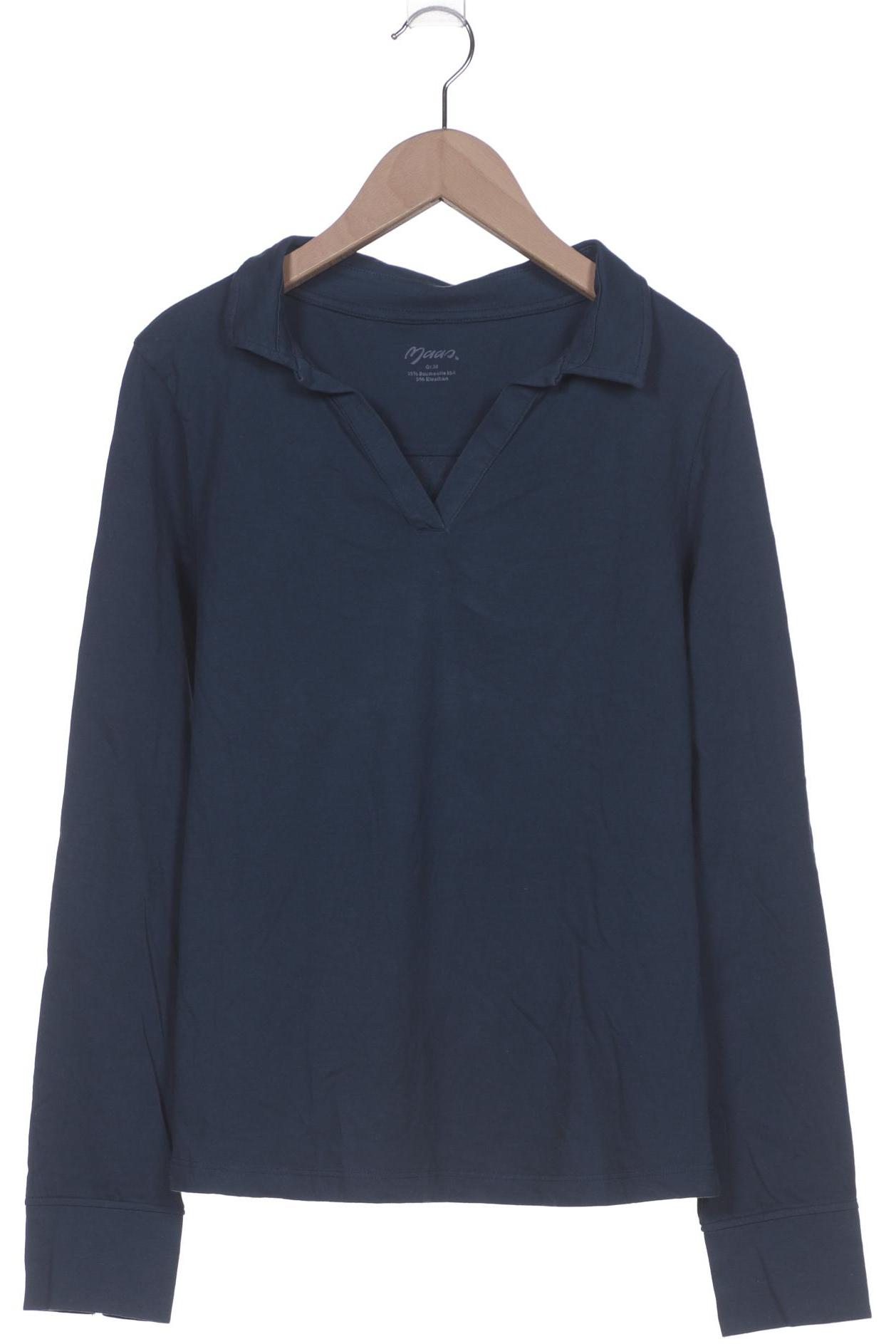 

Maas Damen Langarmshirt, blau, Gr. 38