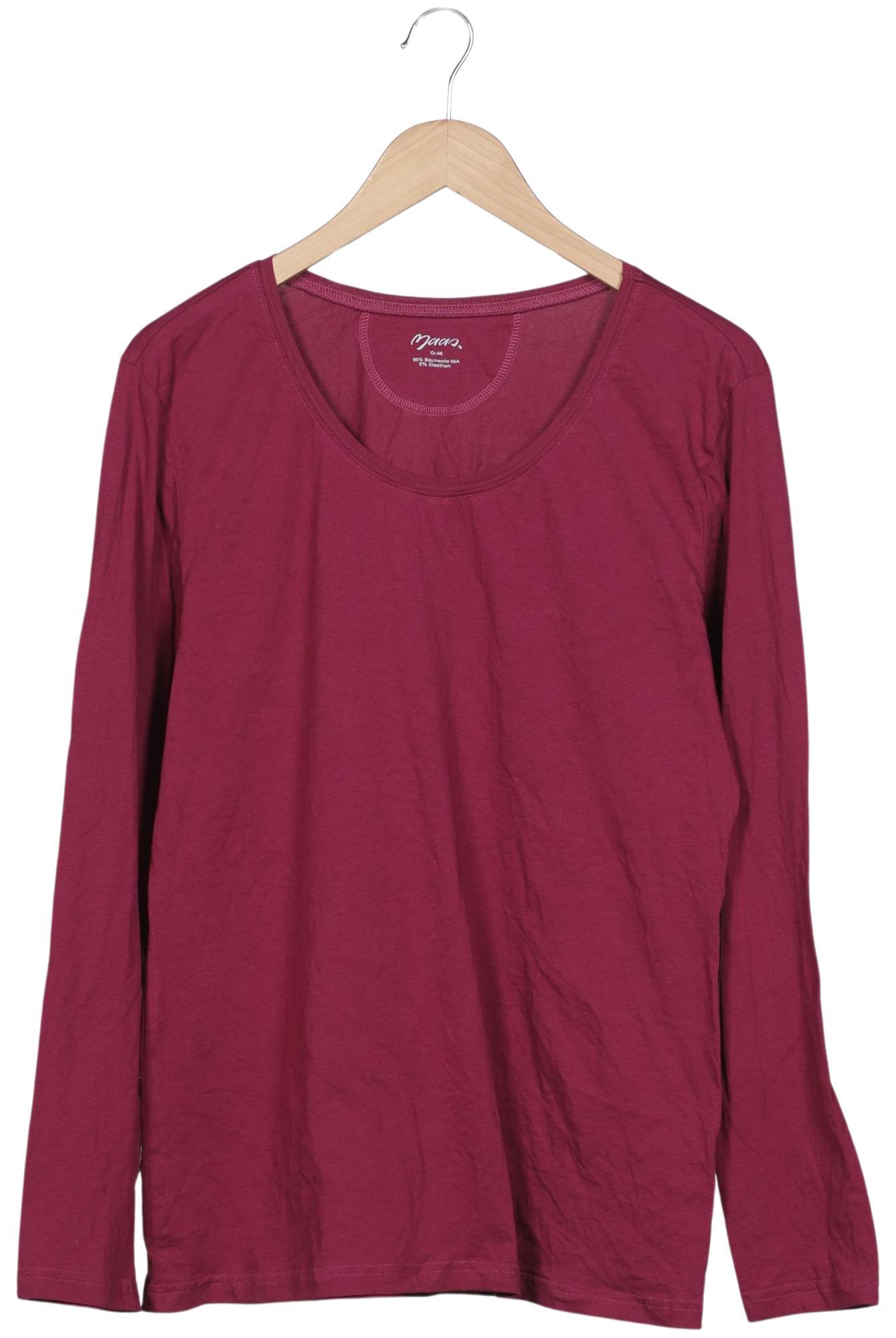 

Maas Damen Langarmshirt, bordeaux, Gr. 46