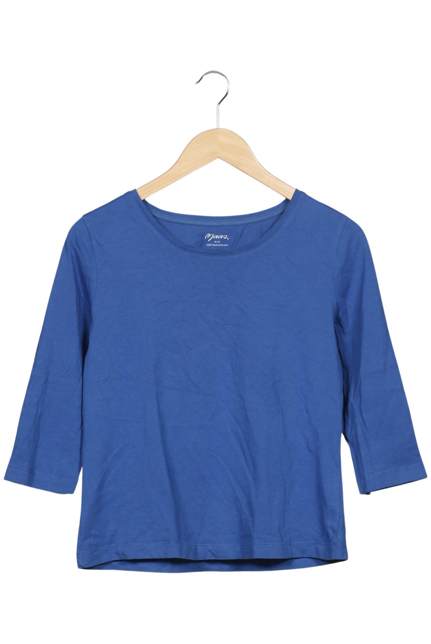 

Maas Damen Langarmshirt, blau, Gr. 38