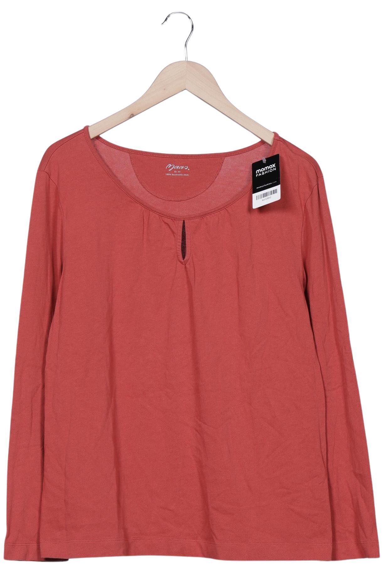 

Maas Damen Langarmshirt, rot, Gr. 44