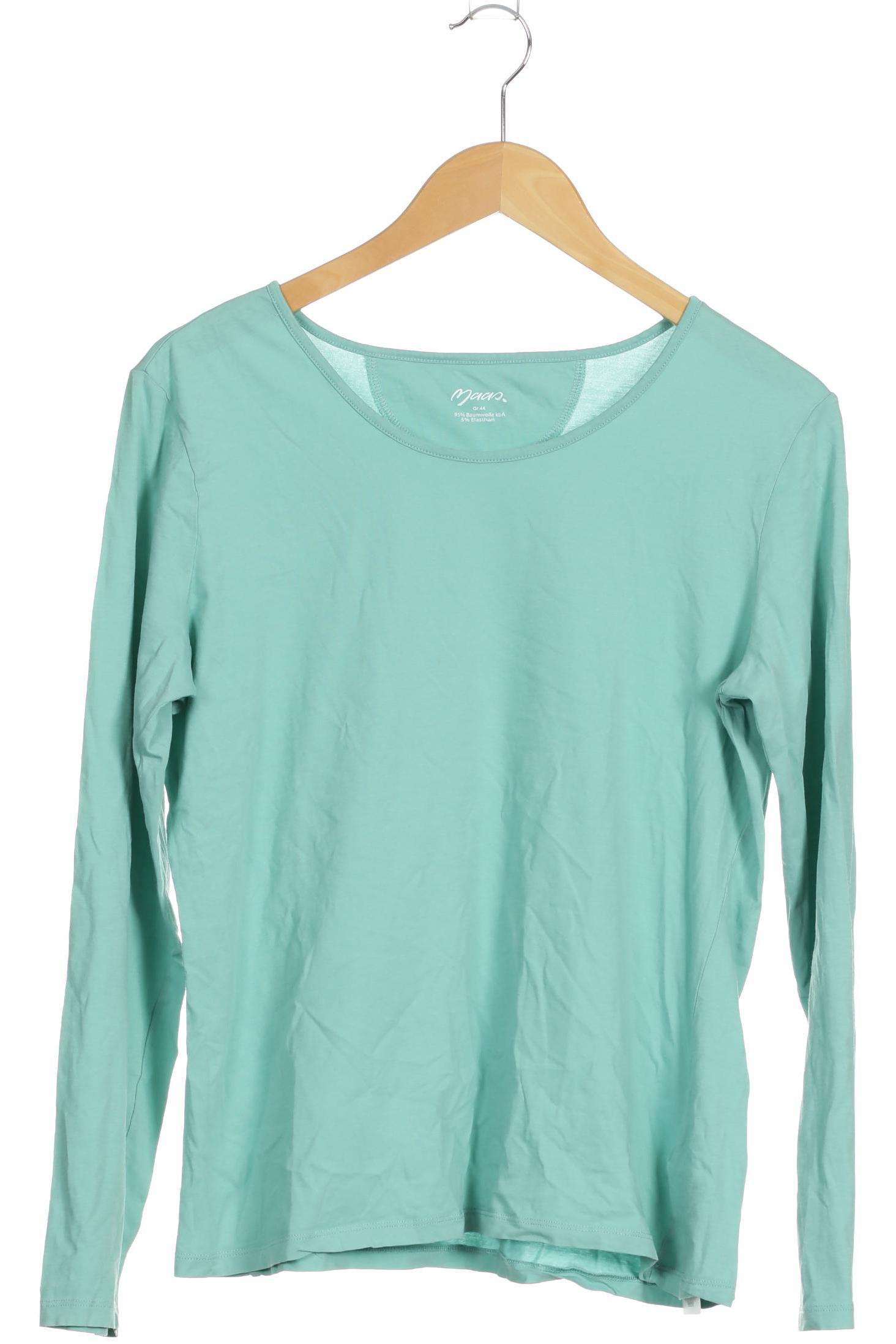 

Maas Damen Langarmshirt, türkis, Gr. 44