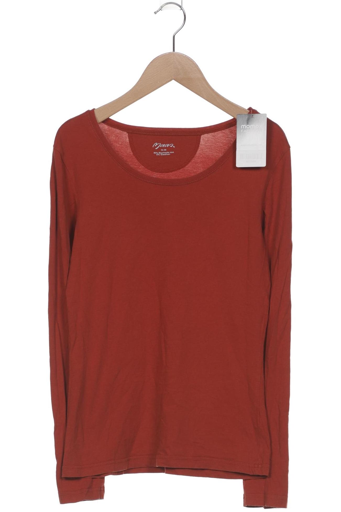 

Maas Damen Langarmshirt, orange, Gr. 36