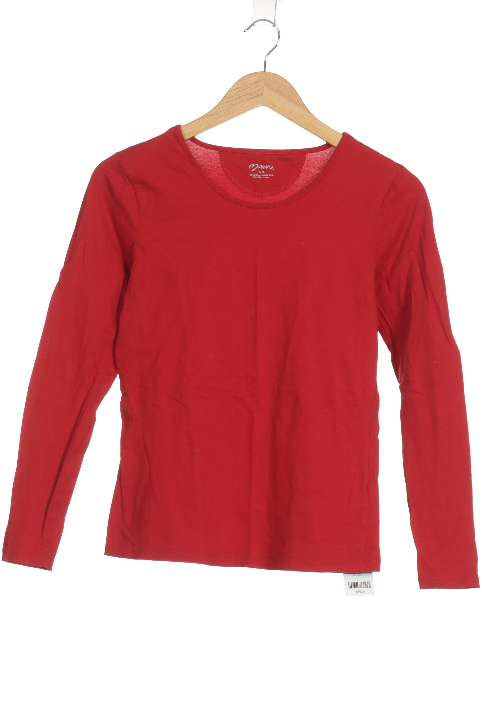 

Maas Damen Langarmshirt, rot, Gr. 38