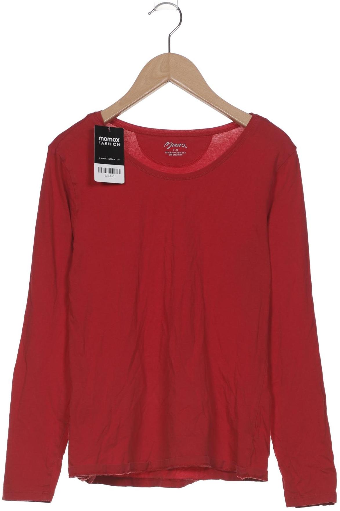 

Maas Damen Langarmshirt, bordeaux, Gr. 38