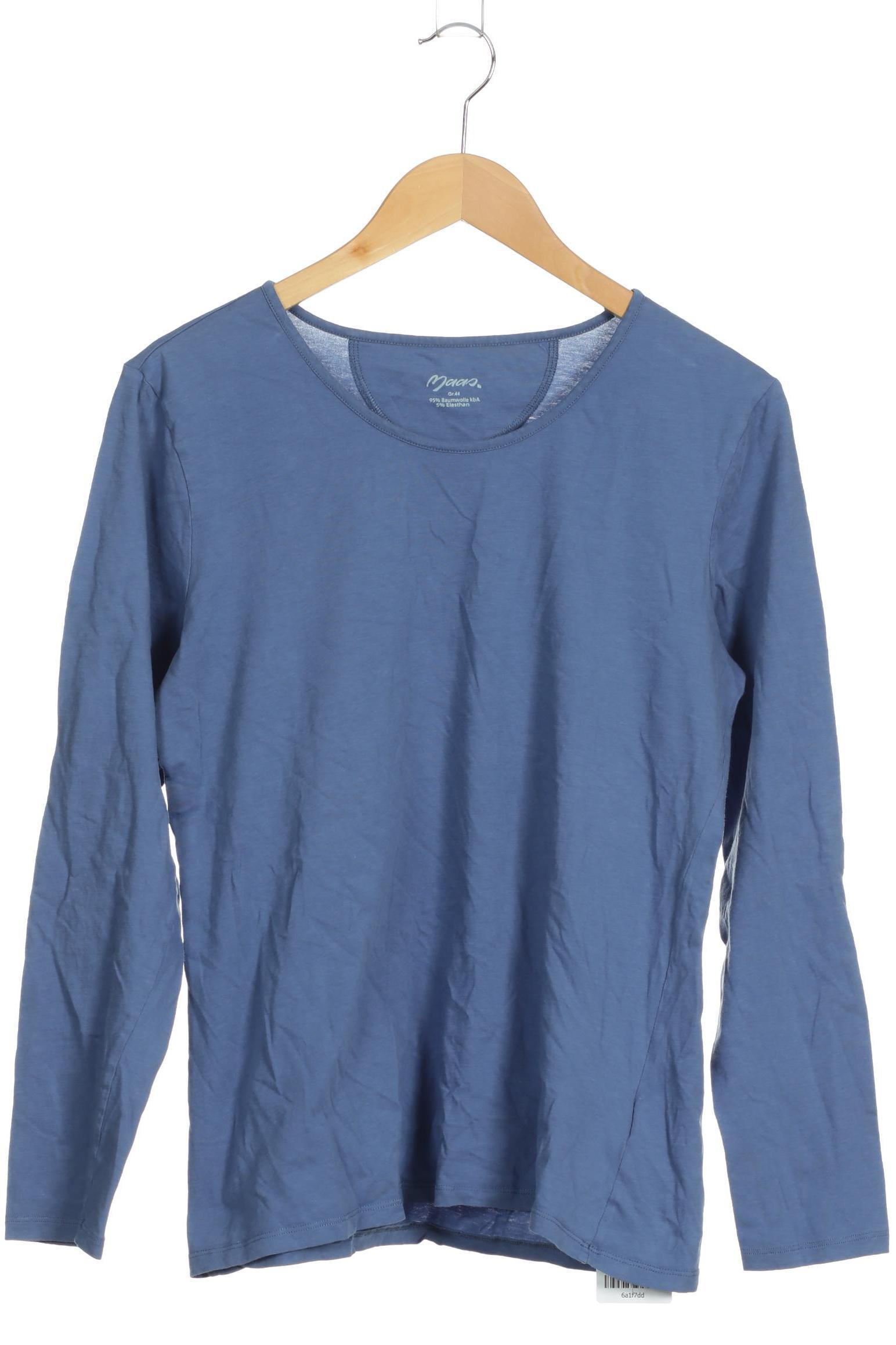 

Maas Damen Langarmshirt, blau, Gr. 44