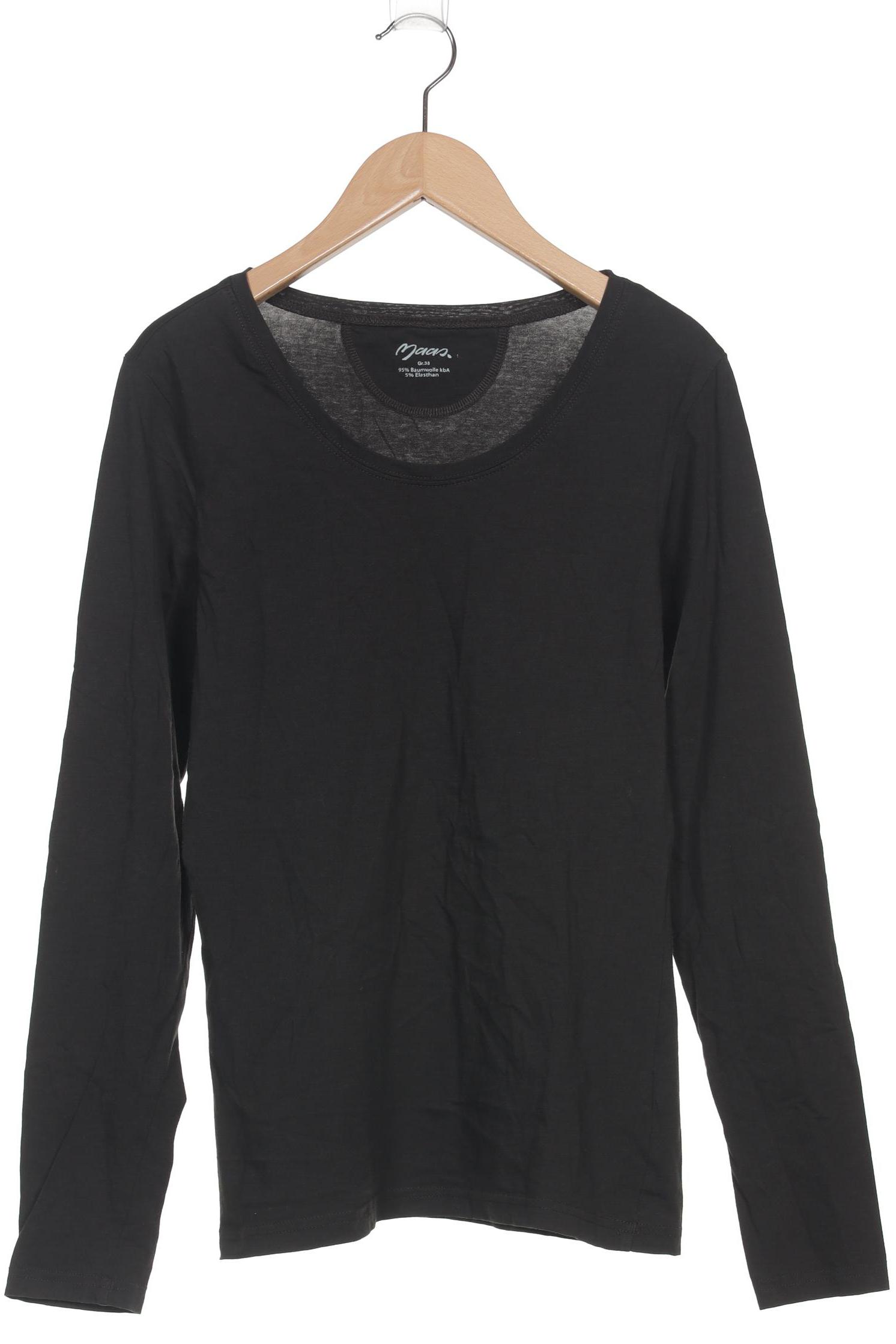 

Maas Damen Langarmshirt, schwarz, Gr. 38