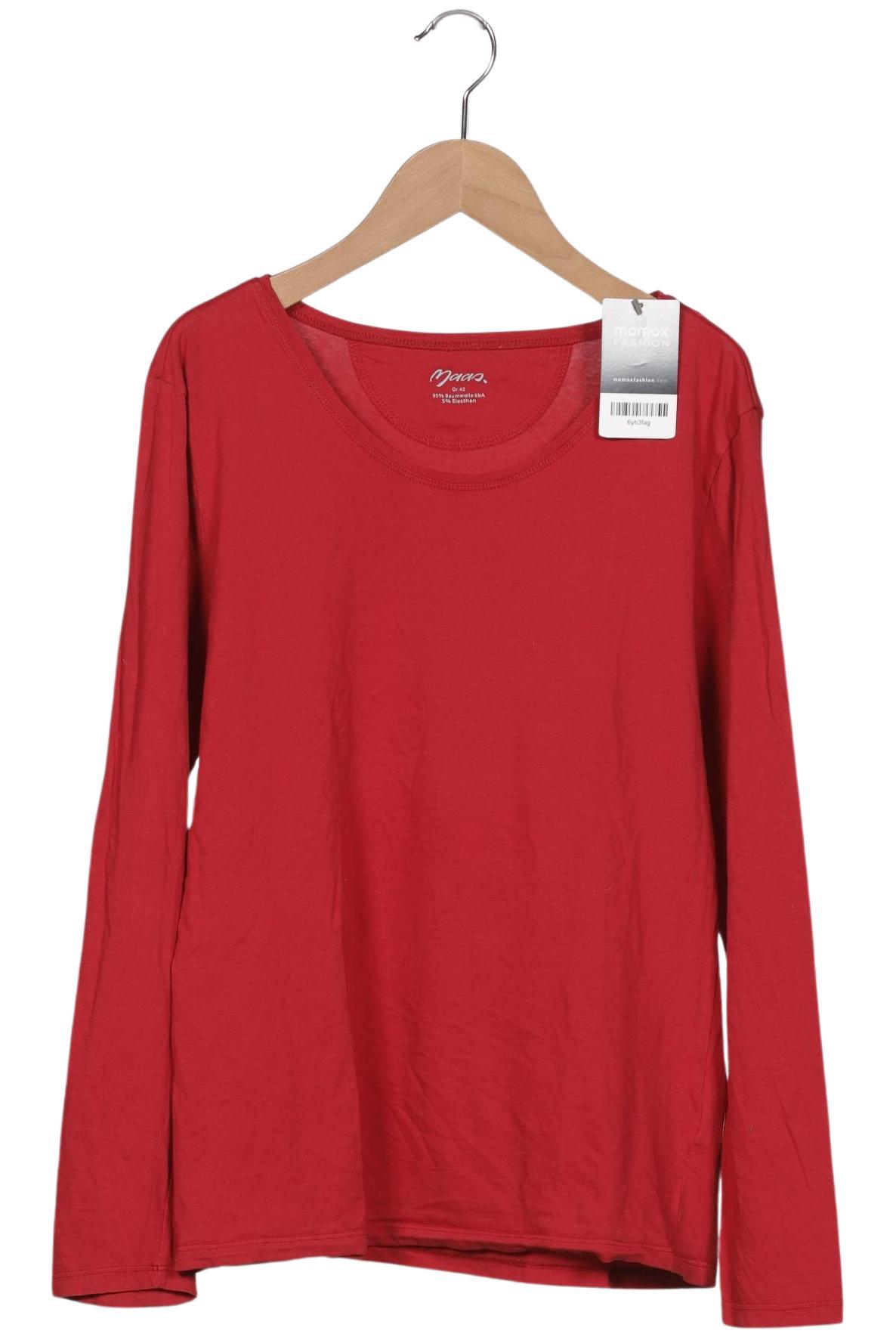 

Maas Damen Langarmshirt, rot, Gr. 42