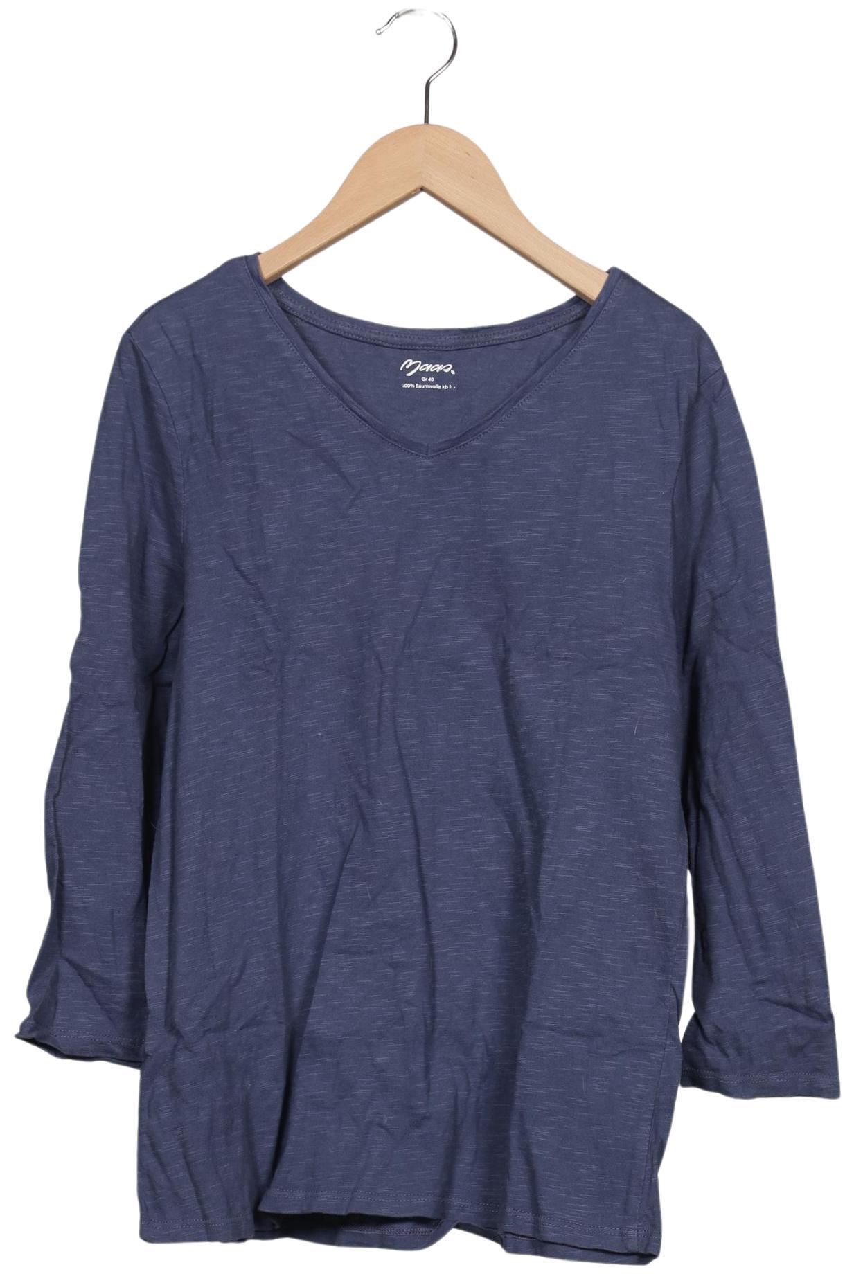 

Maas Damen Langarmshirt, blau, Gr. 40