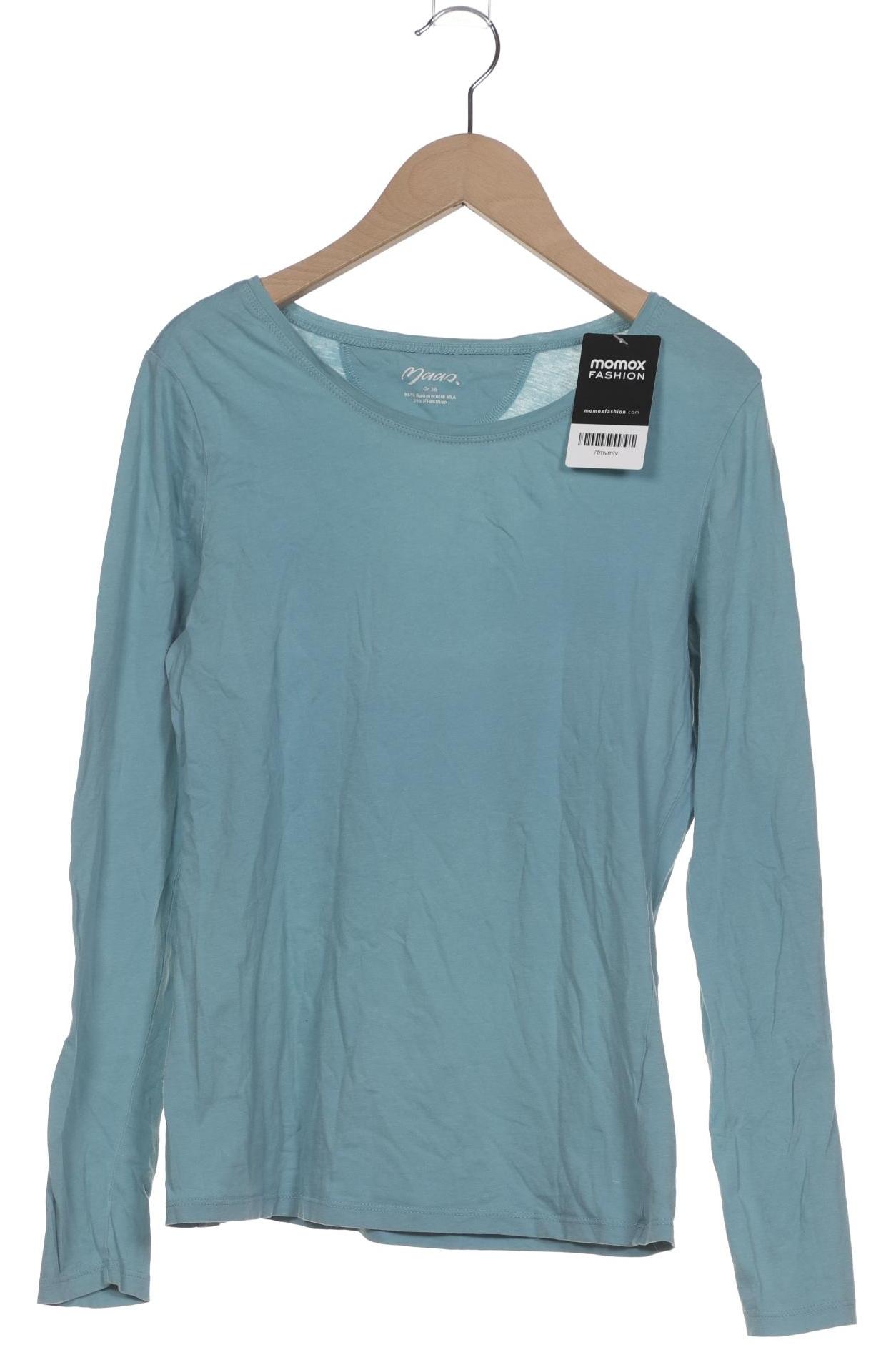 

Maas Damen Langarmshirt, hellblau, Gr. 36