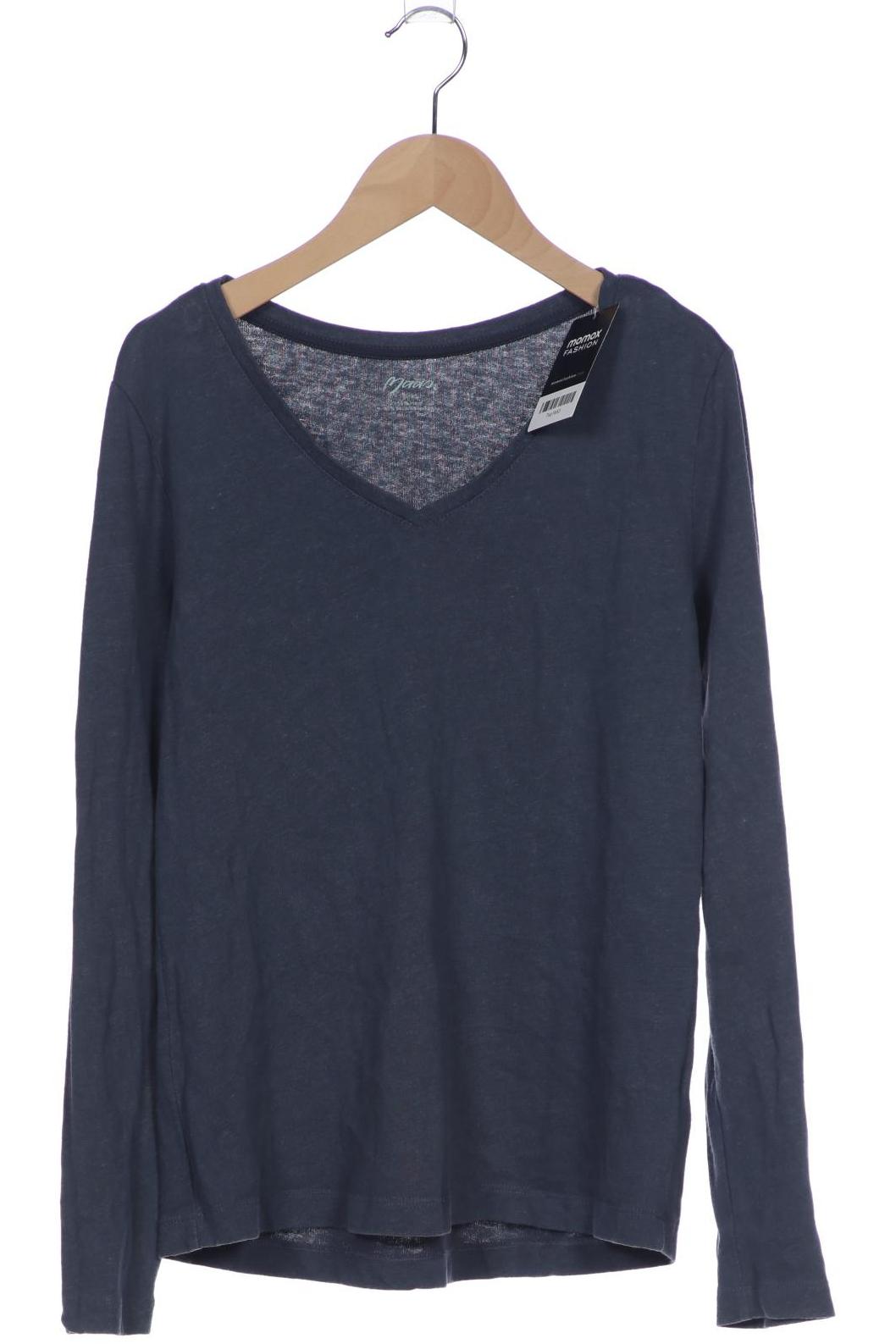

Maas Damen Langarmshirt, blau, Gr. 40