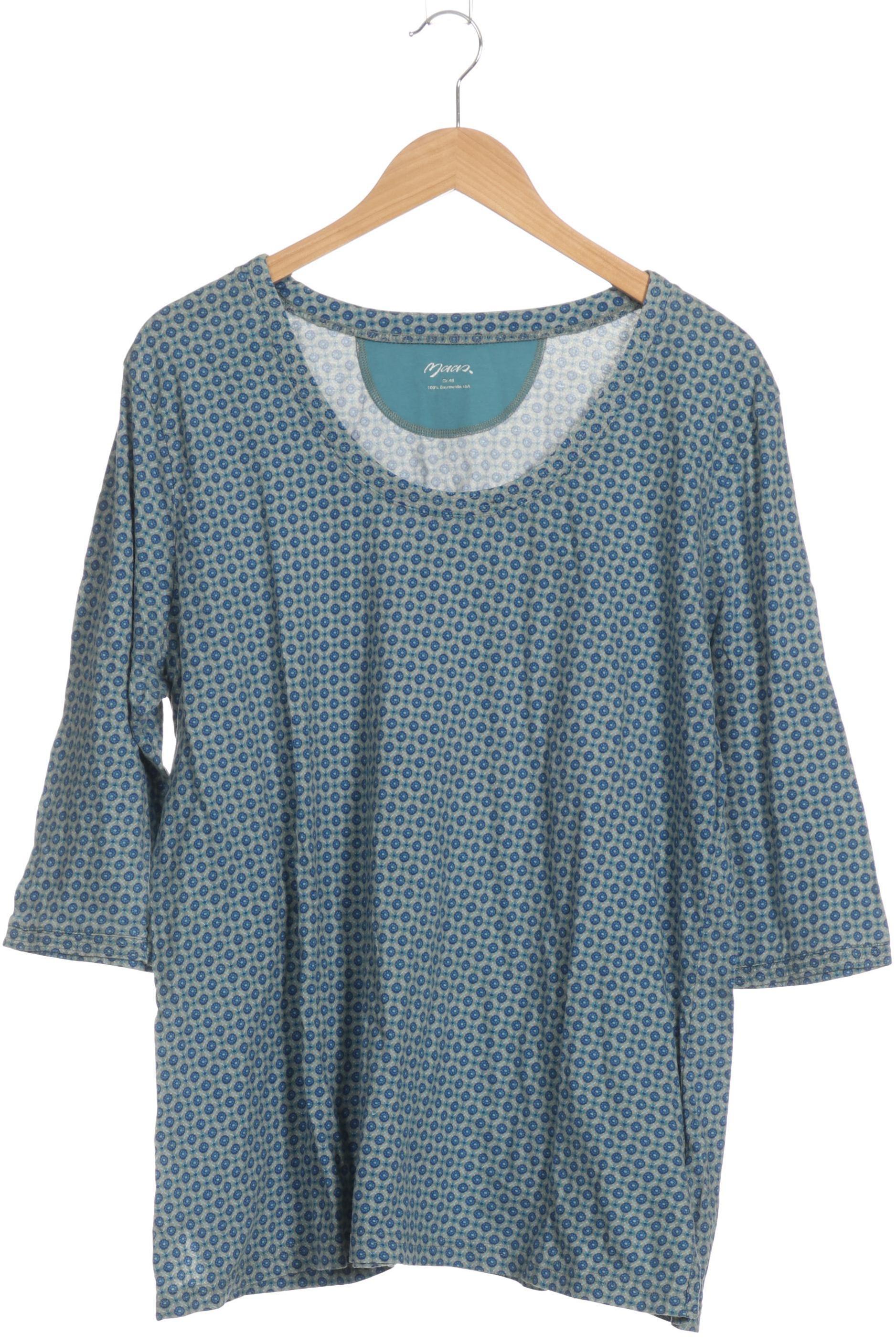 

Maas Damen Langarmshirt, blau, Gr. 48