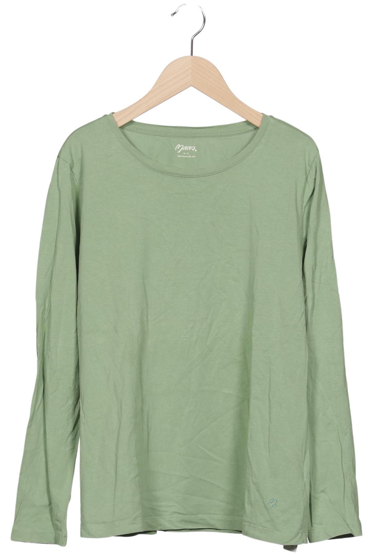 

Maas Damen Langarmshirt, hellgrün, Gr. 42