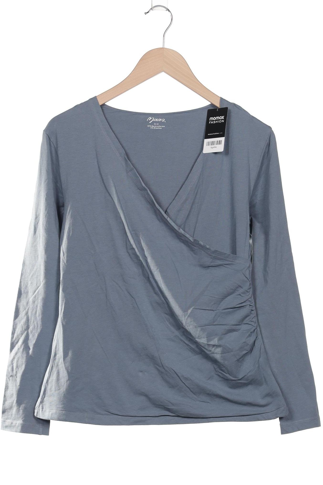 

Maas Damen Langarmshirt, blau, Gr. 42