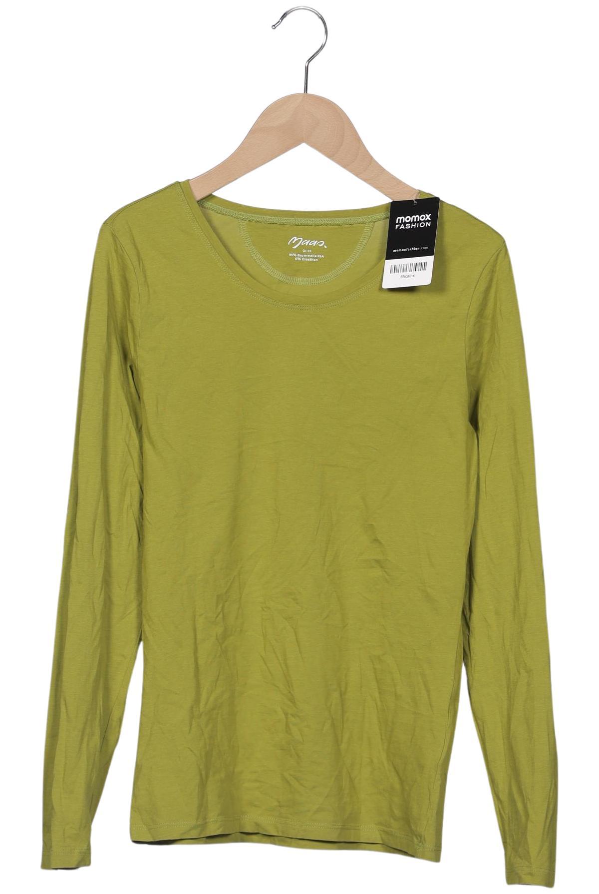 

Maas Damen Langarmshirt, grün, Gr. 36