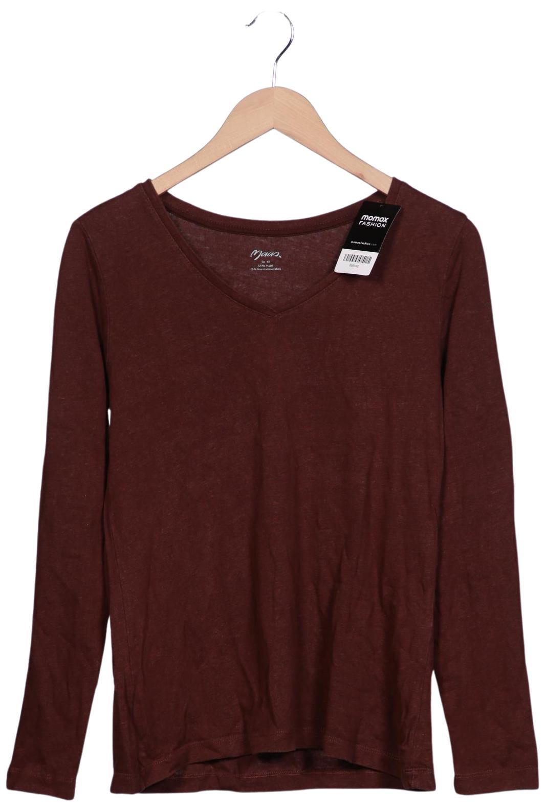 

Maas Damen Langarmshirt, braun, Gr. 40