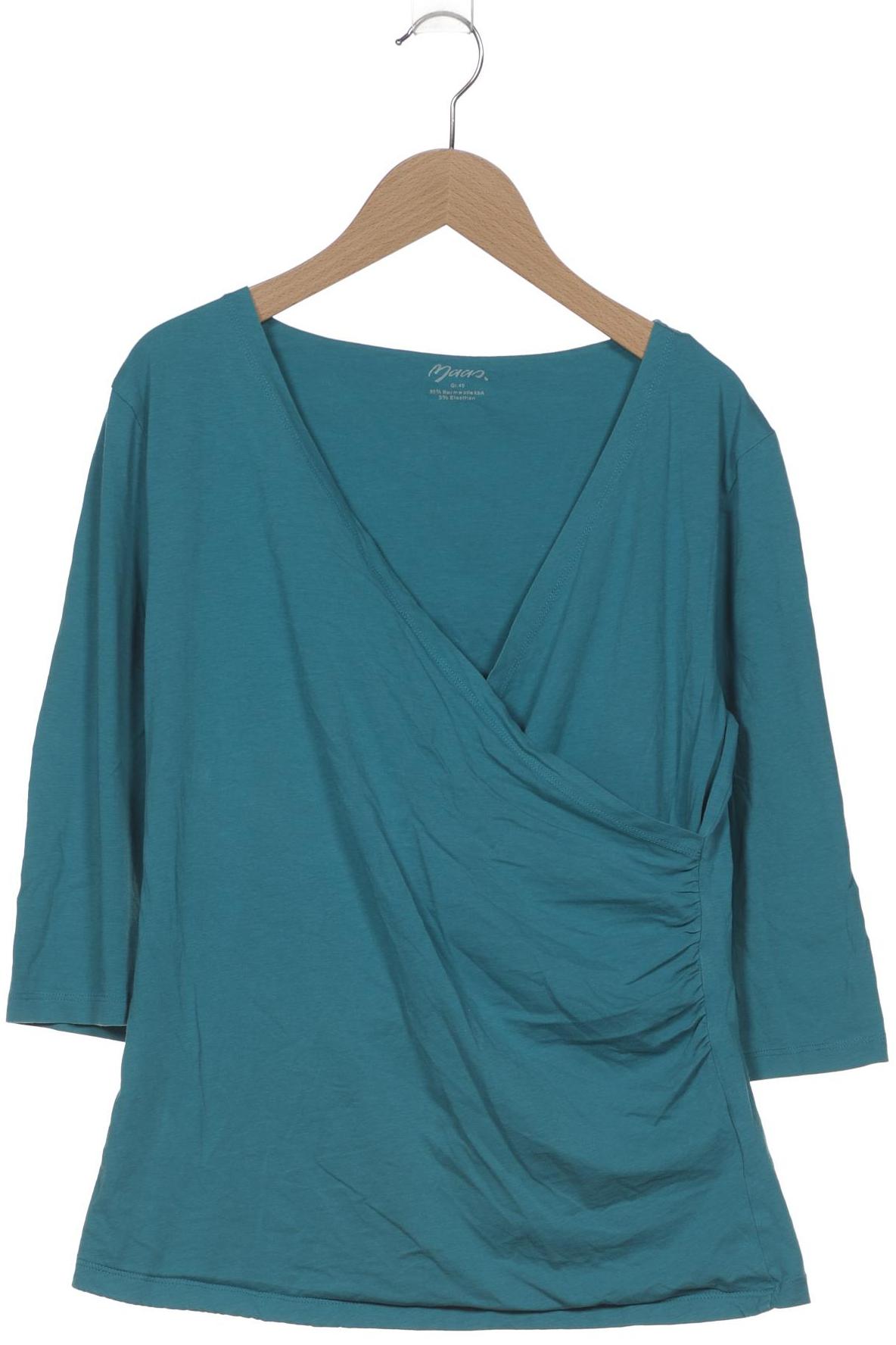 

Maas Damen Langarmshirt, türkis, Gr. 40