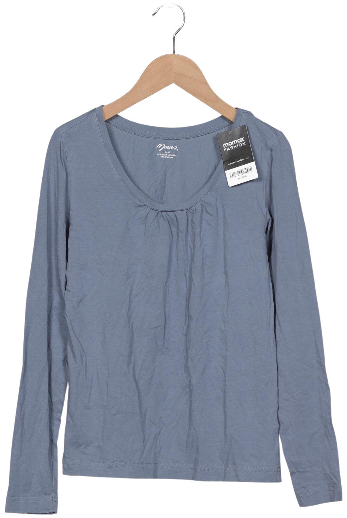 

Maas Damen Langarmshirt, hellblau, Gr. 36