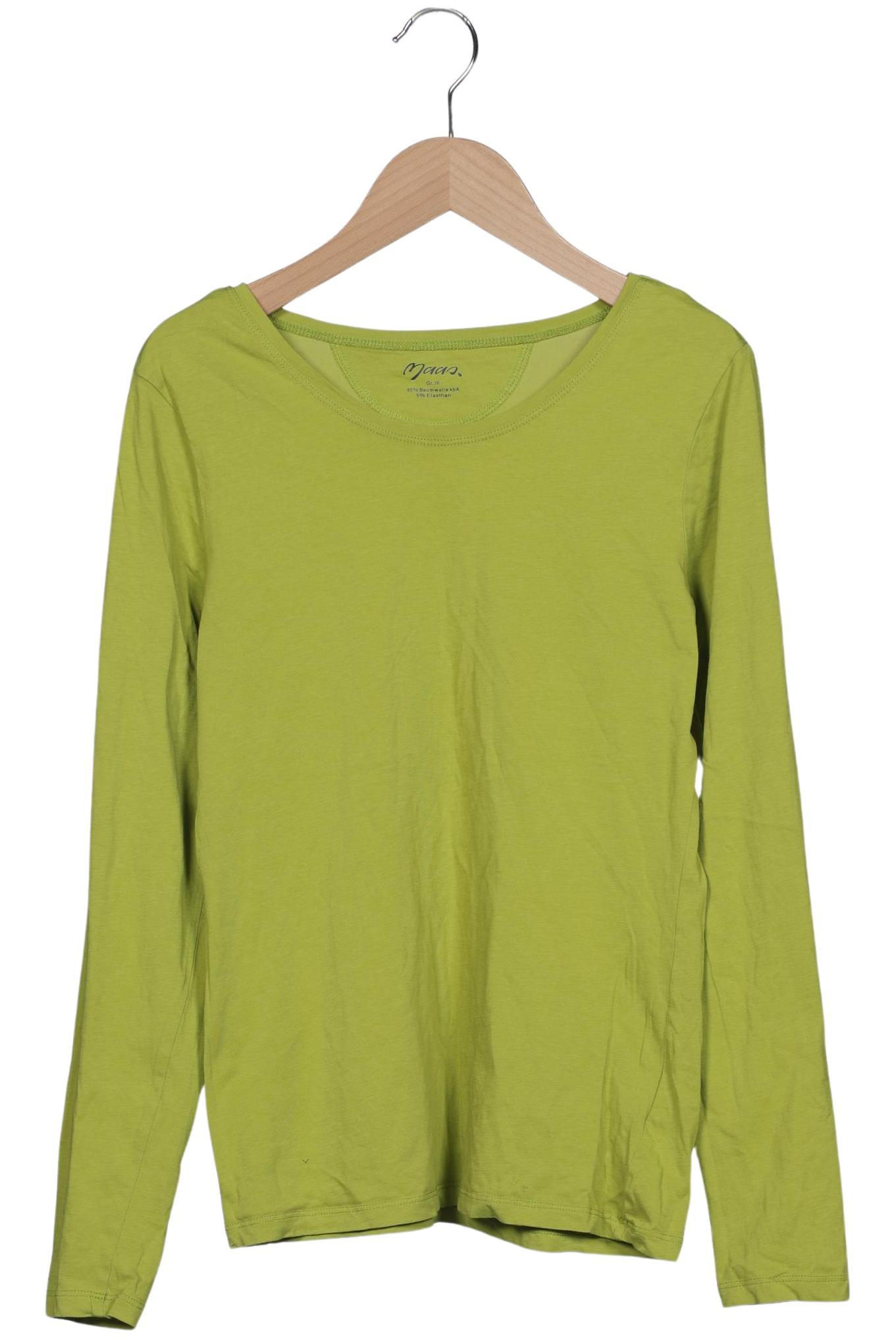 

Maas Damen Langarmshirt, hellgrün, Gr. 36