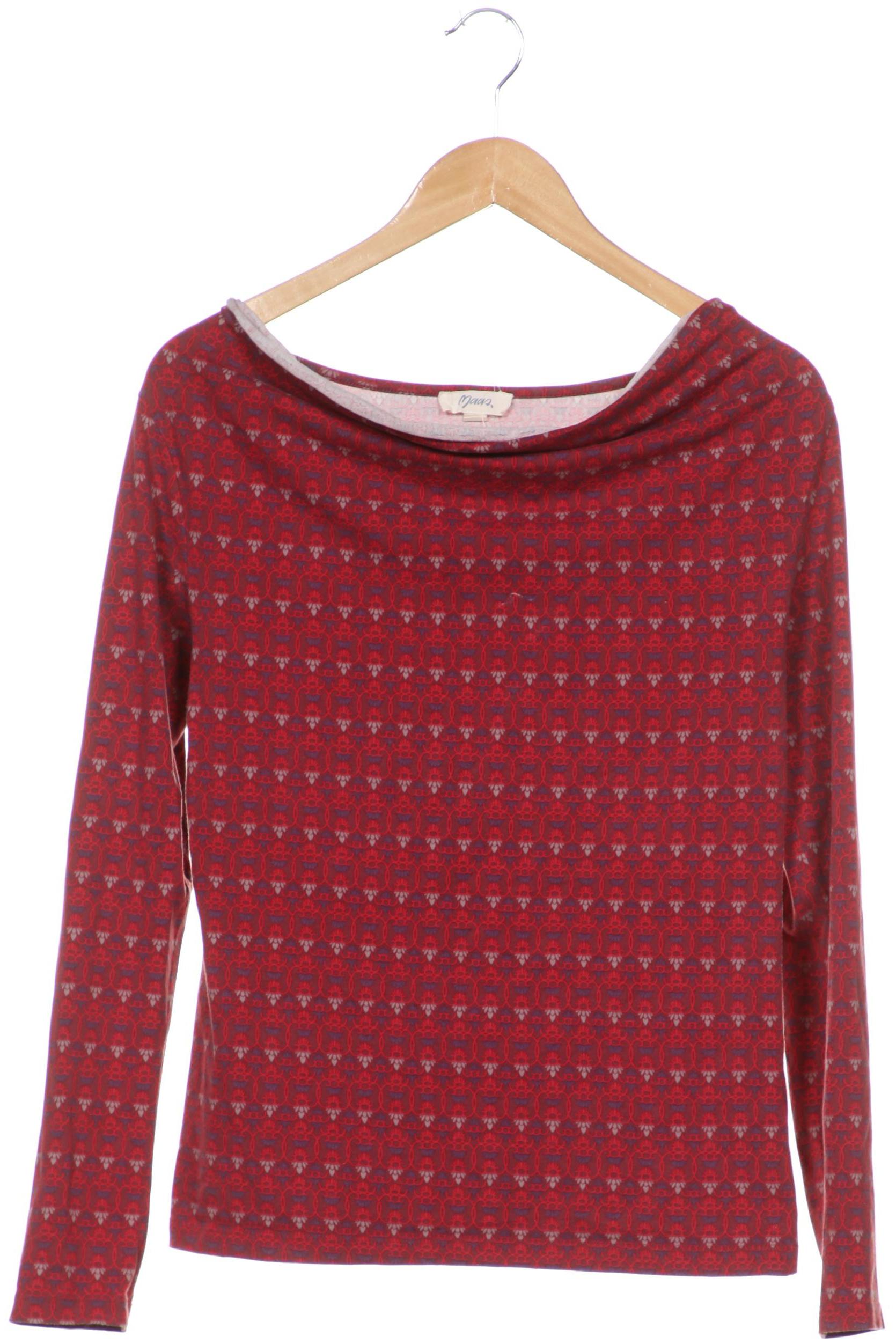 

Maas Damen Langarmshirt, rot, Gr. 36