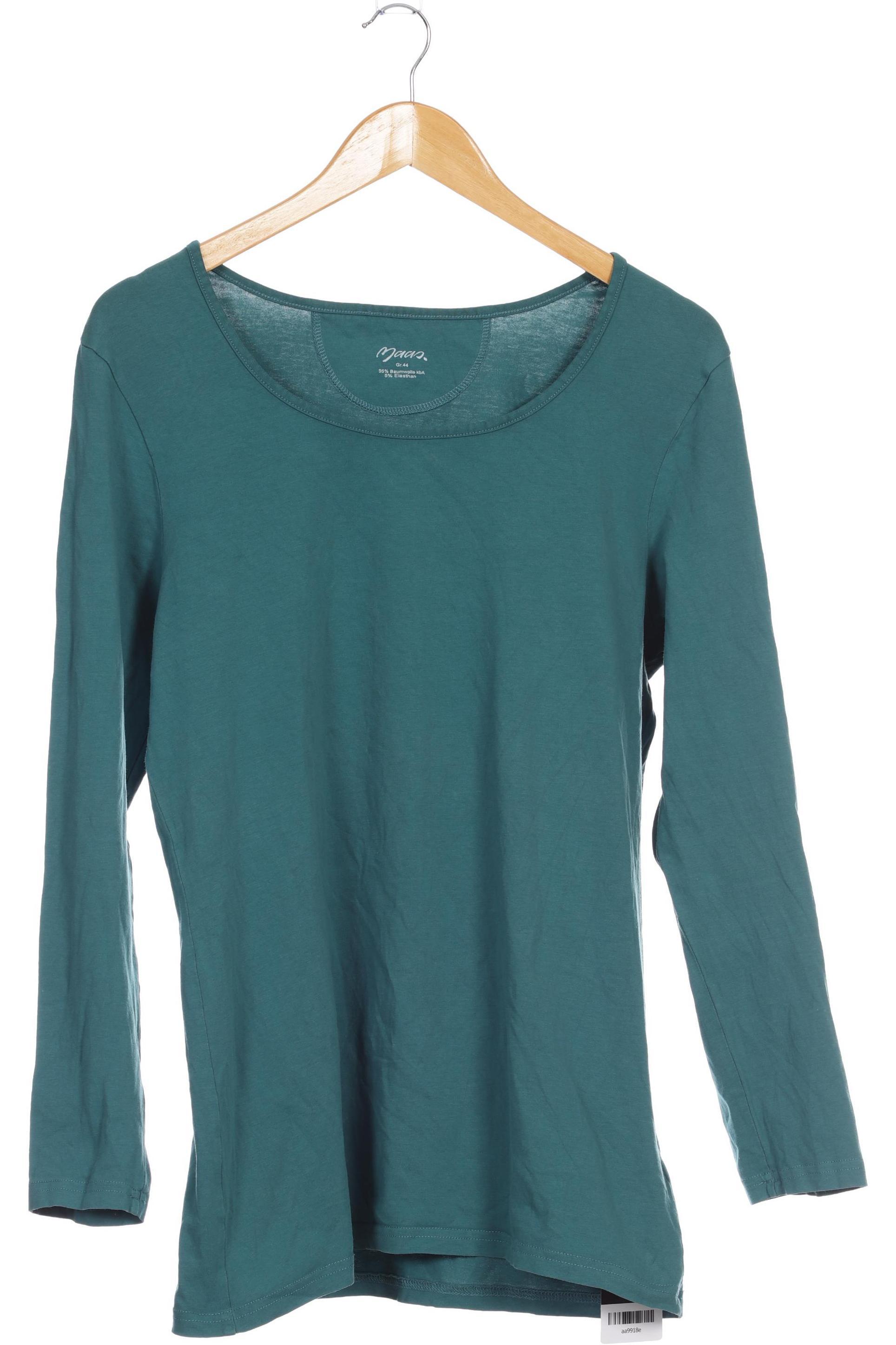 

Maas Damen Langarmshirt, türkis, Gr. 44