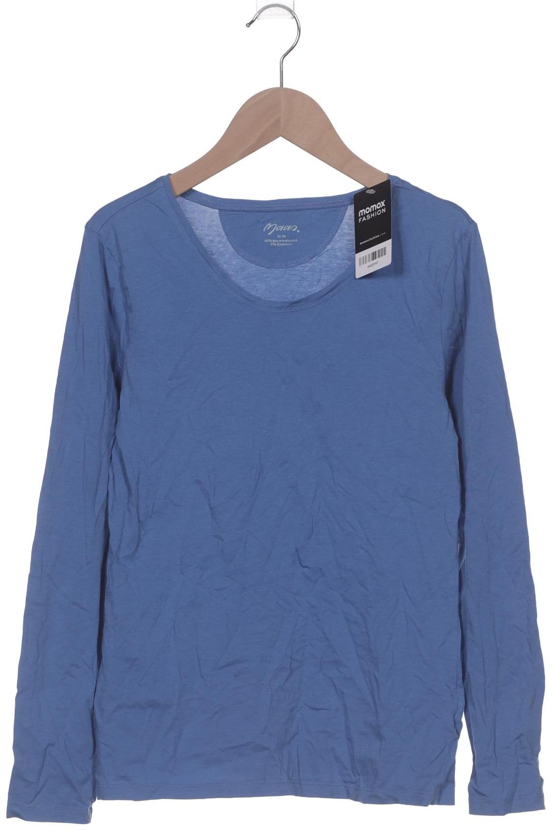 

Maas Damen Langarmshirt, blau, Gr. 38
