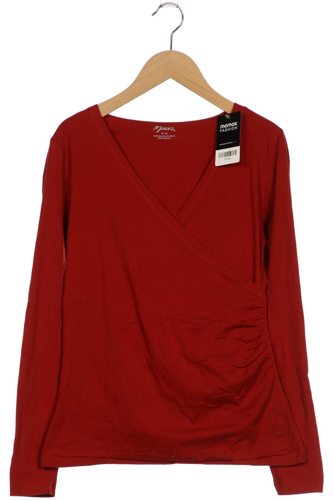

Maas Damen Langarmshirt, bordeaux, Gr. 38