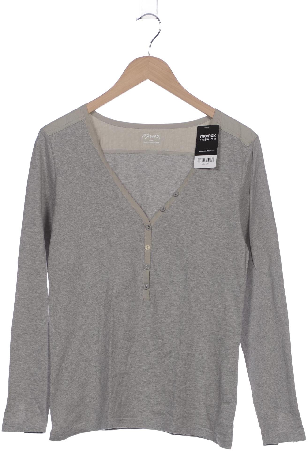 

Maas Damen Langarmshirt, grau, Gr. 40
