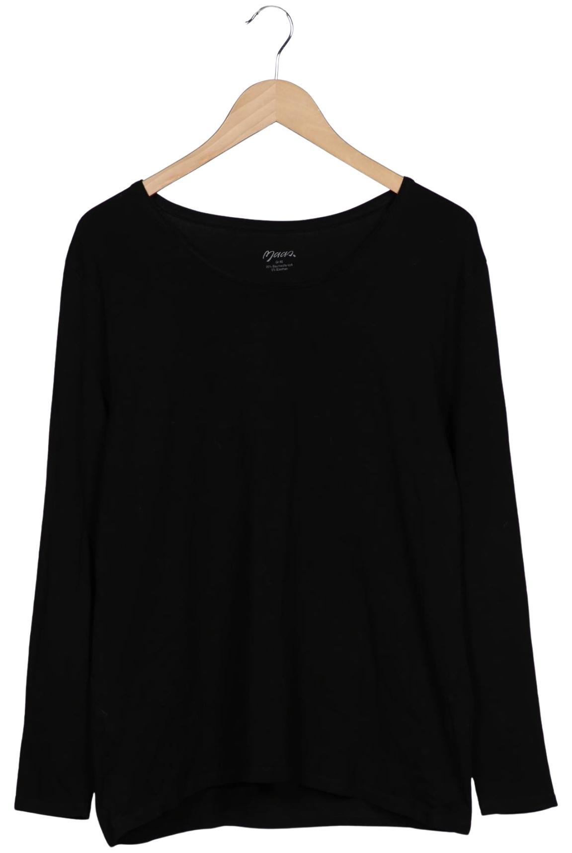 

Maas Damen Langarmshirt, schwarz, Gr. 46