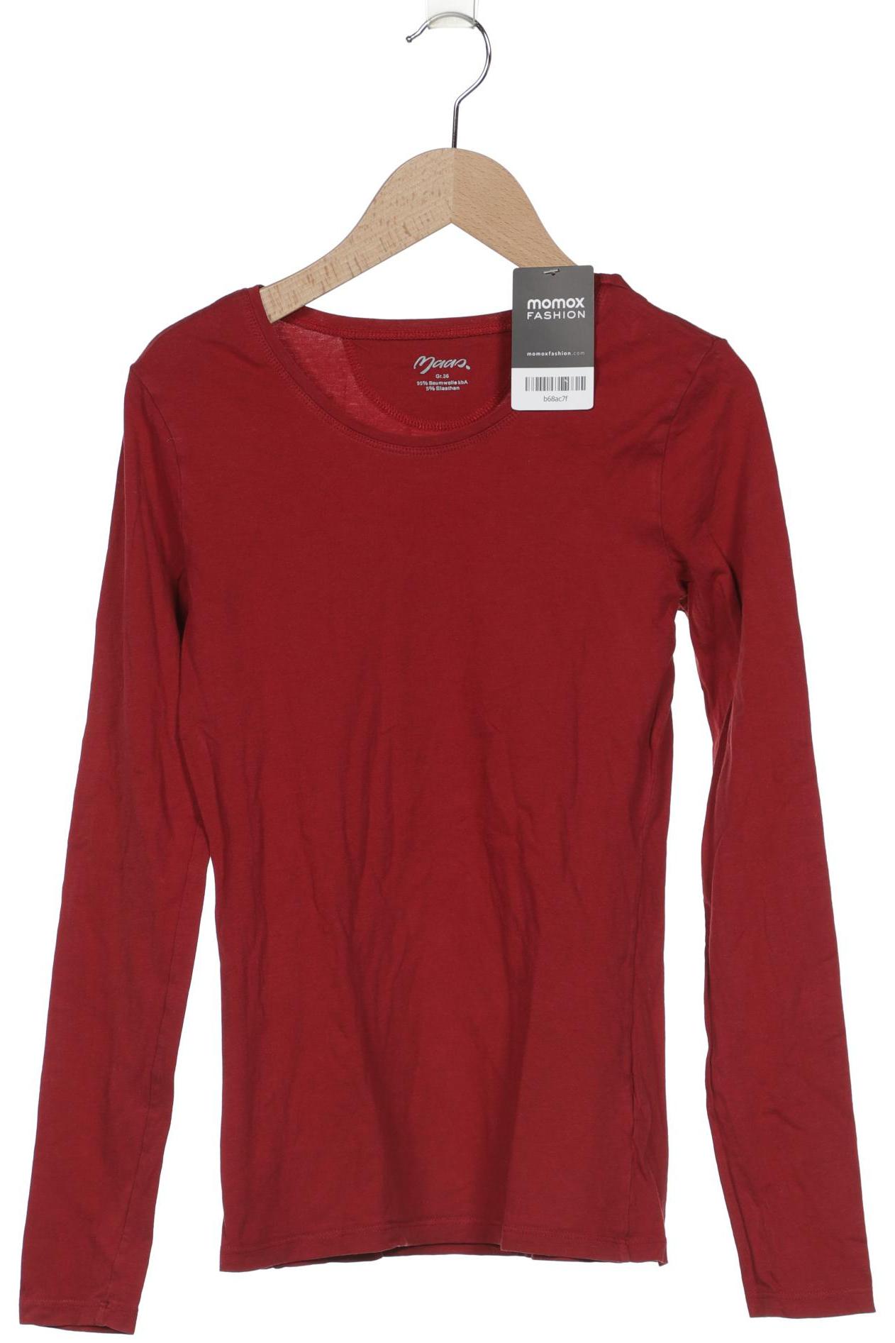 

Maas Damen Langarmshirt, rot, Gr. 36