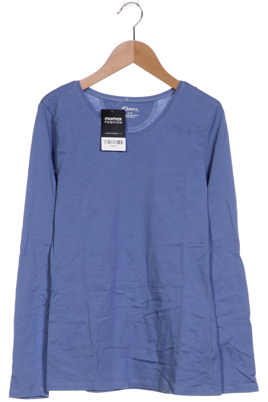 

Maas Damen Langarmshirt, blau, Gr. 38