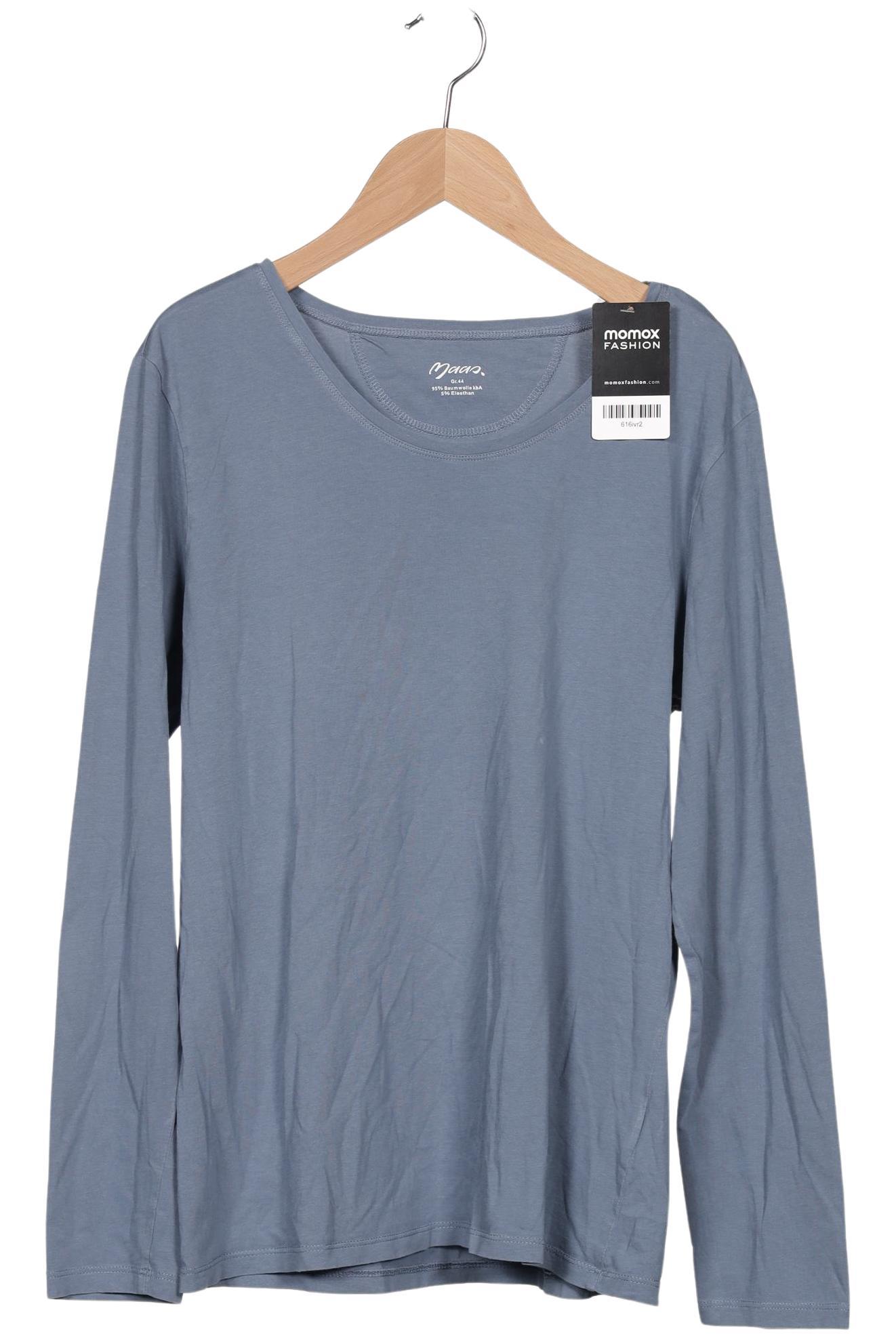 

Maas Damen Langarmshirt, blau, Gr. 44