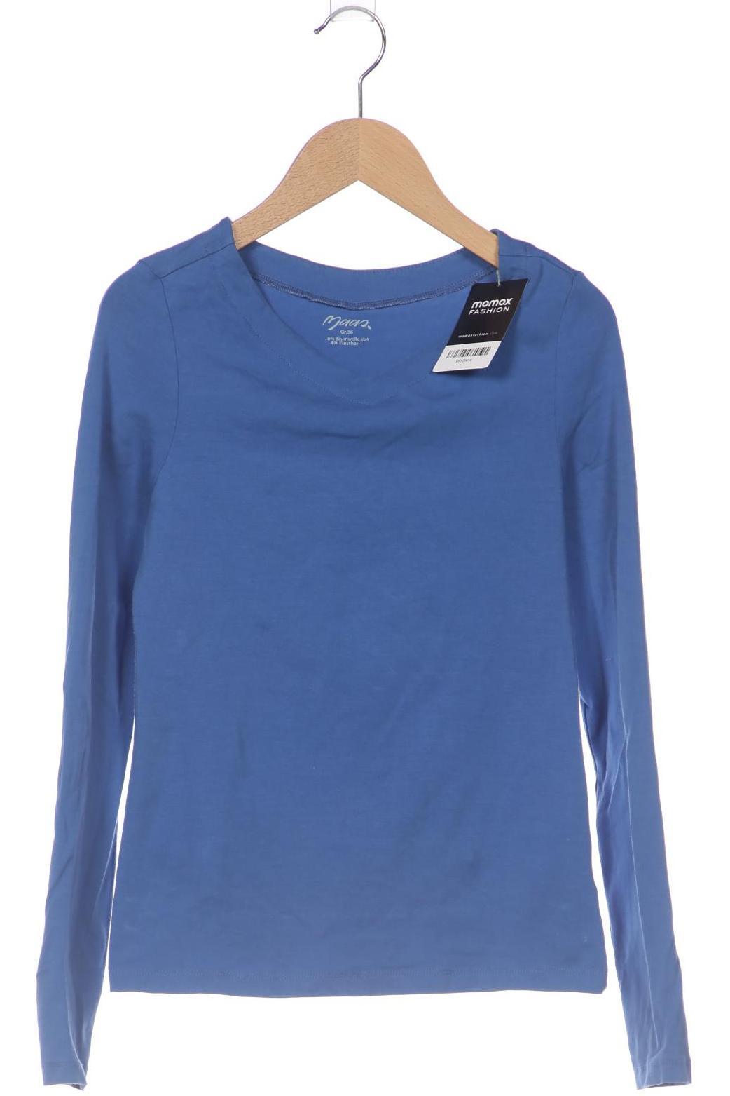 

Maas Damen Langarmshirt, blau, Gr. 36