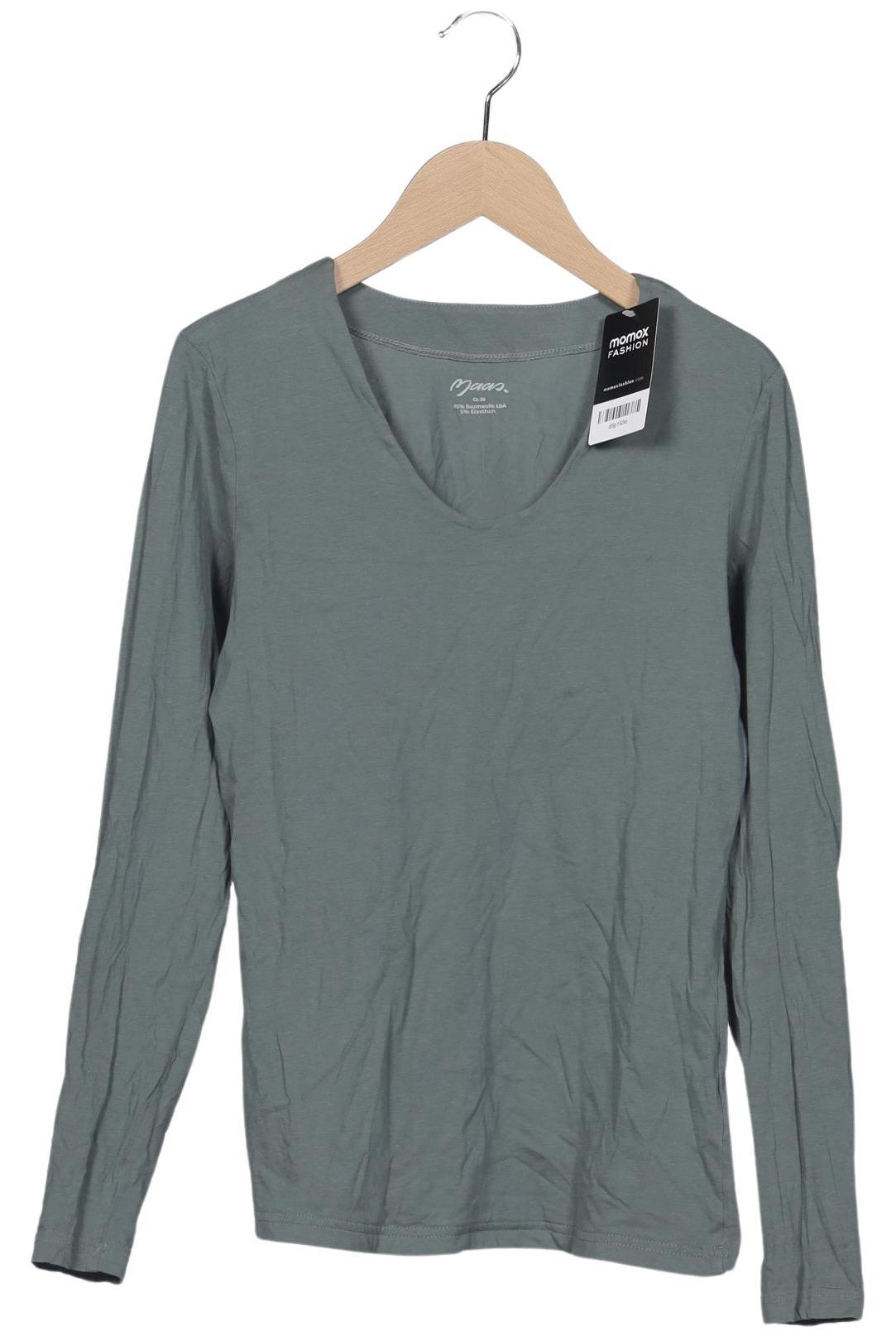 

Maas Damen Langarmshirt, grün, Gr. 36