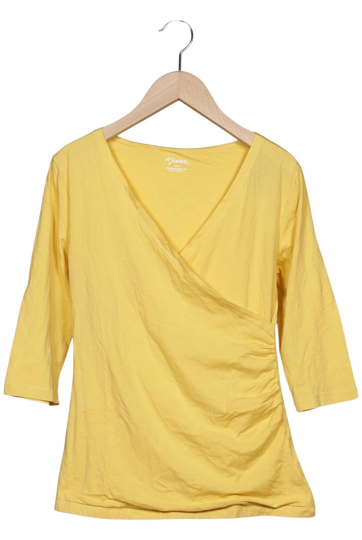 

Maas Damen Langarmshirt, gelb, Gr. 38