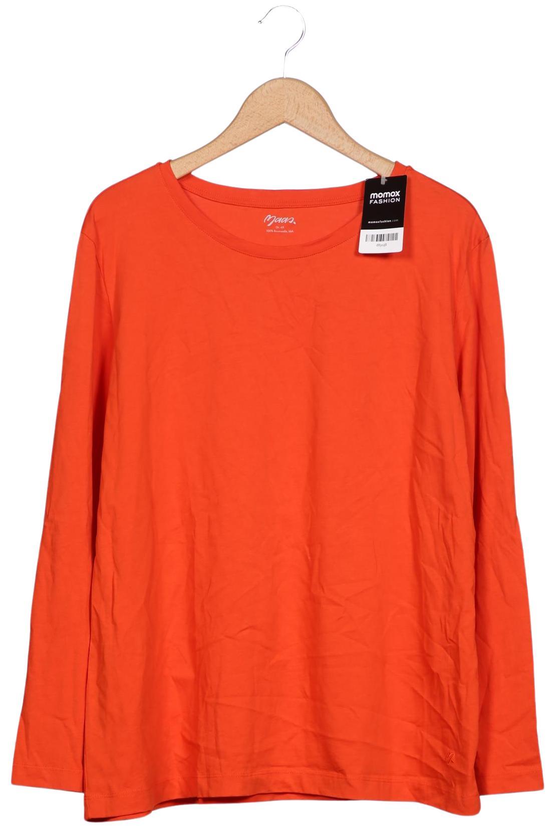 

Maas Damen Langarmshirt, orange, Gr. 48
