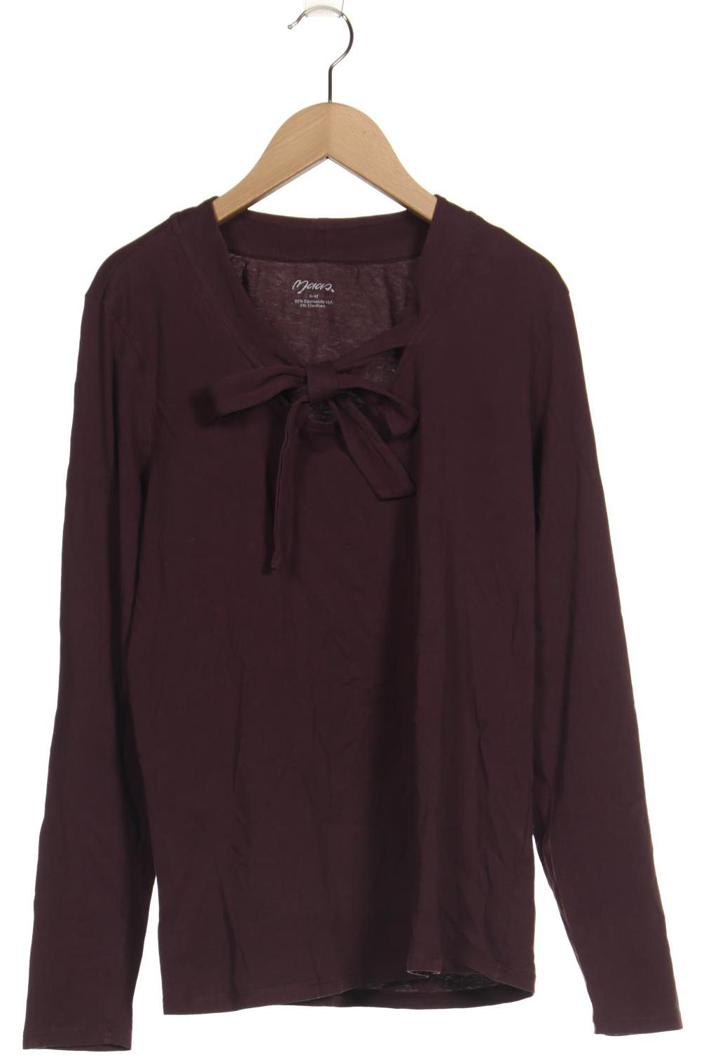 

Maas Damen Langarmshirt, bordeaux, Gr. 42