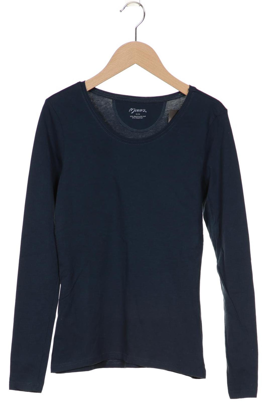 

Maas Damen Langarmshirt, marineblau