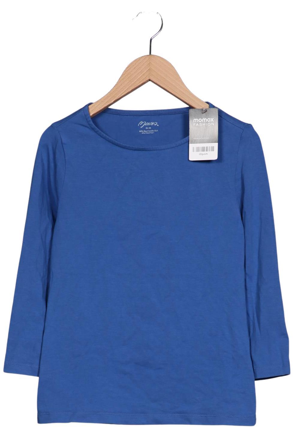 

Maas Damen Langarmshirt, blau, Gr. 38