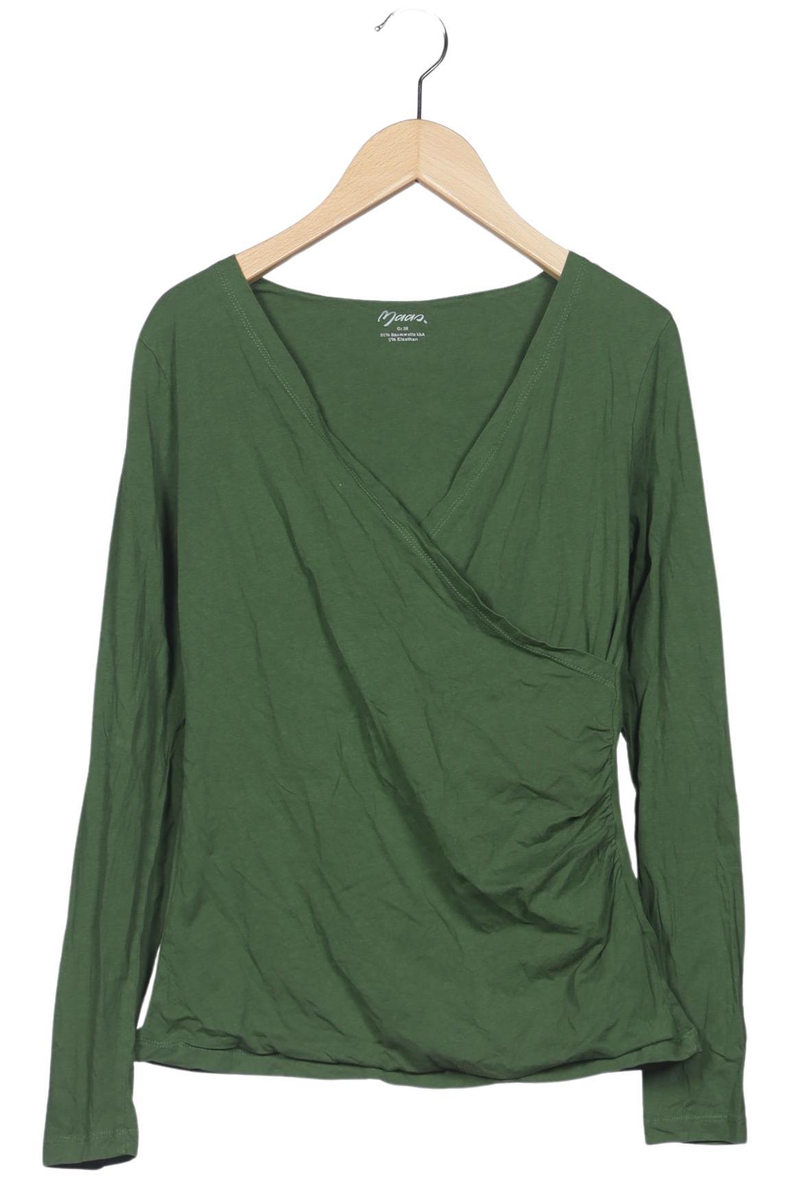 

Maas Damen Langarmshirt, grün, Gr. 36