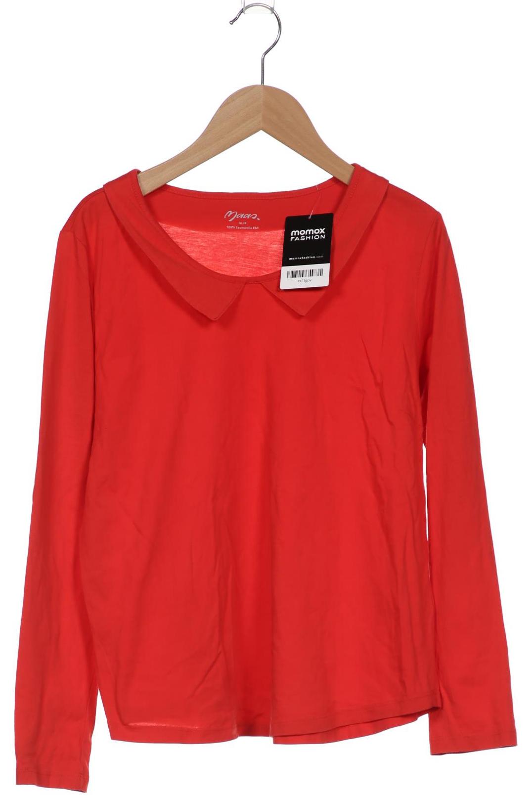 

Maas Damen Langarmshirt, rot, Gr. 38