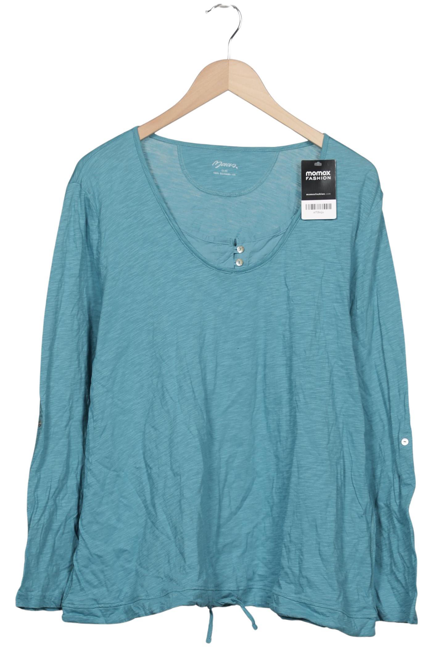 

Maas Damen Langarmshirt, blau, Gr. 46