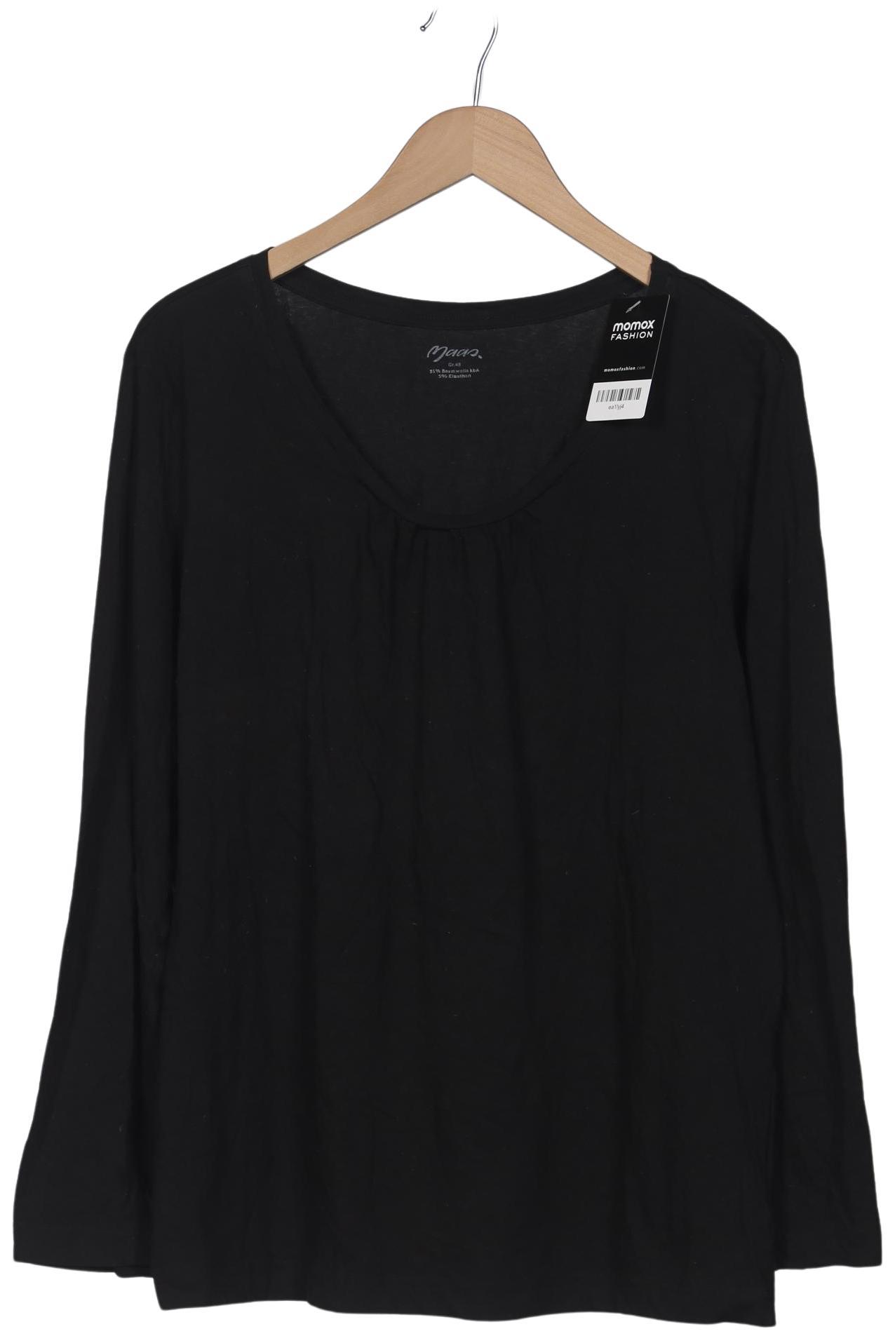 

Maas Damen Langarmshirt, schwarz, Gr. 48