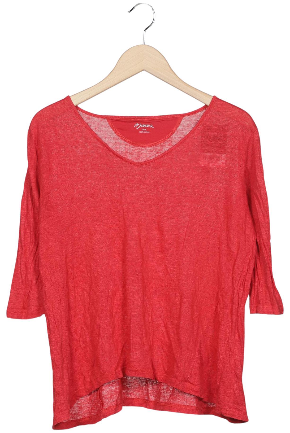

Maas Damen Langarmshirt, rot, Gr. 36