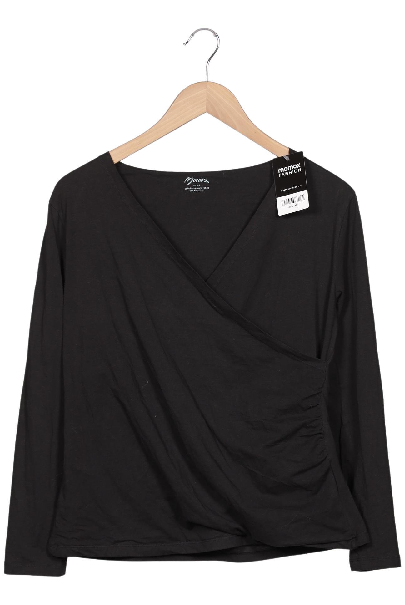 

Maas Damen Langarmshirt, schwarz, Gr. 44