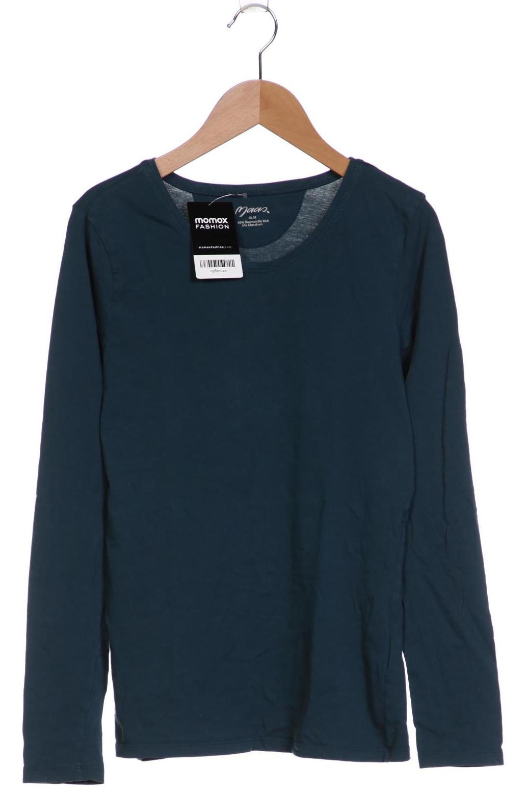 

Maas Damen Langarmshirt, türkis, Gr. 38
