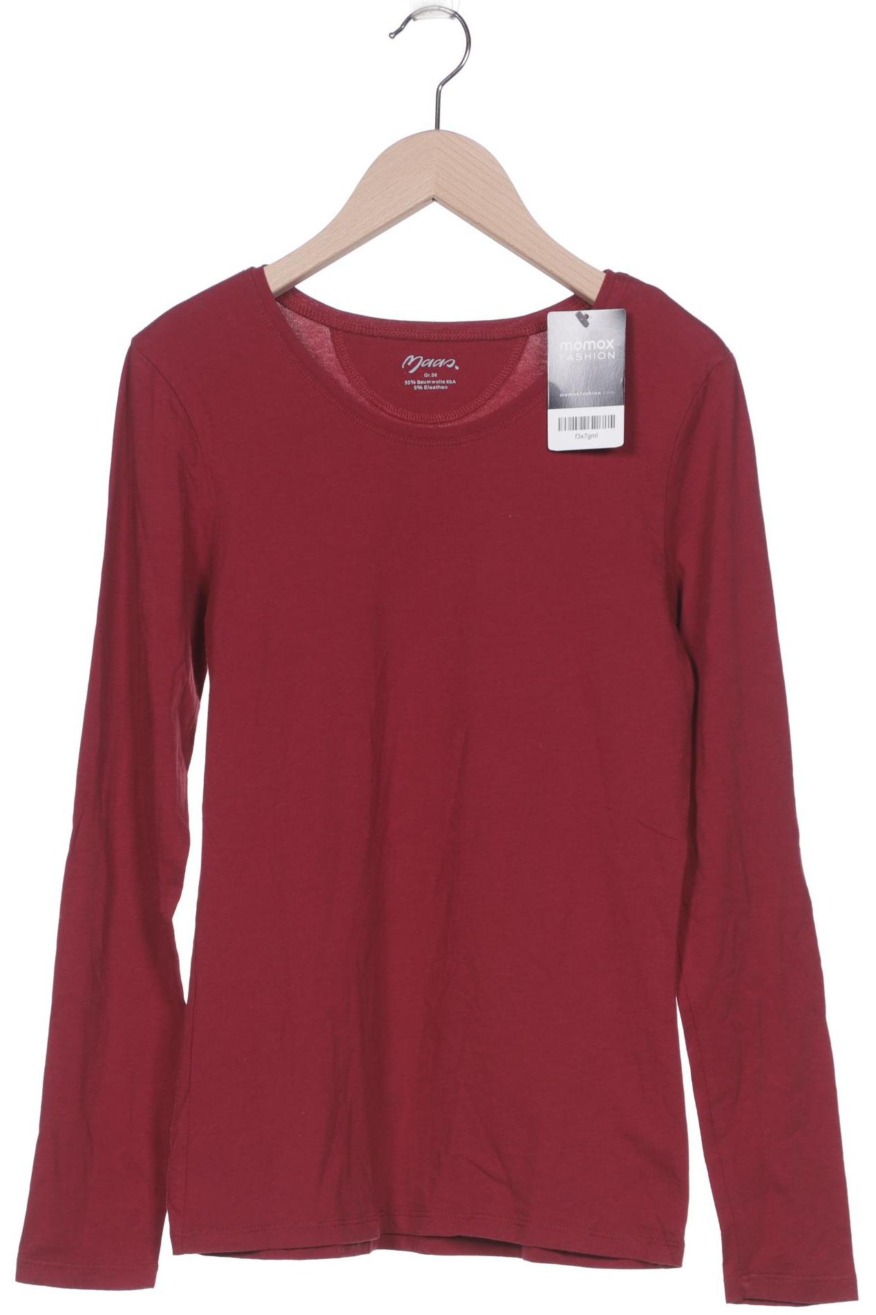 

Maas Damen Langarmshirt, bordeaux, Gr. 36