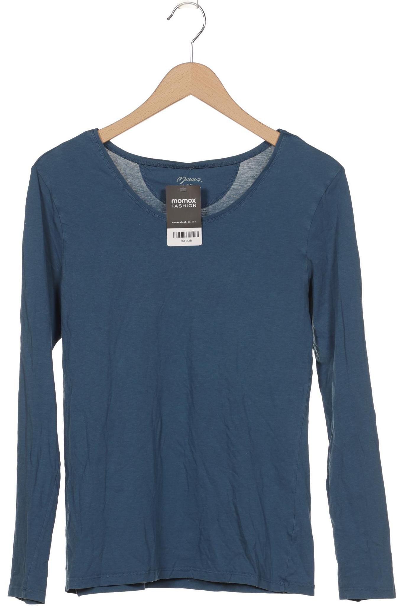

Maas Damen Langarmshirt, blau, Gr. 42